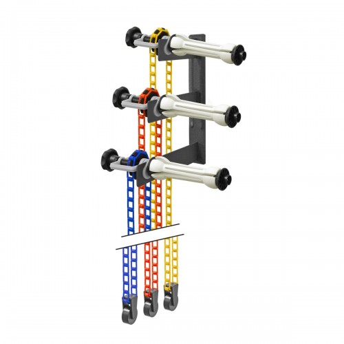 Soportes para 3 fondos de...