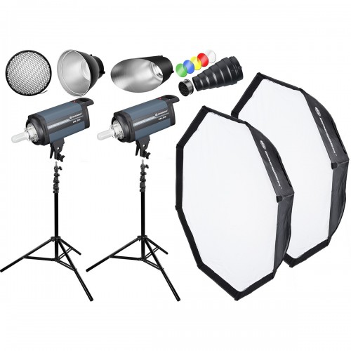 2 flashes de estudio CM300...