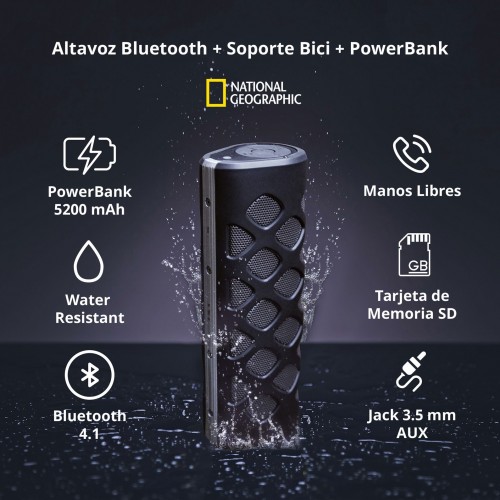 Altavoz Bluetooth + Soporte...