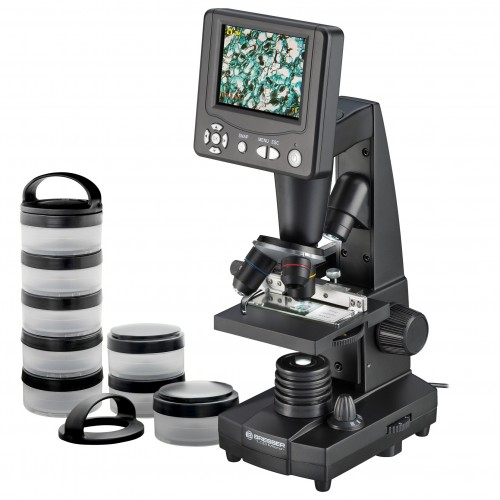 Microscopio con pantalla...