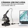 Microscopio con maleta de...