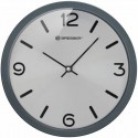 Reloj de Pared BRESSER MyTime Silver Edition gris