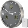 Reloj con medición de clima io MyTime BRESSER - gris