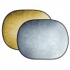 Reflector plegable 2 en 1 BR-TR5 oro/plata de 150x200 cm Bresser