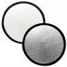 Reflector plegable 2 en 1 TR-8 redondo de 80cm plata/blanco Bresser