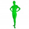 Traje de cuerpo humano completo verde croma M Bresser