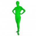 Traje de cuerpo humano completo verde croma L Bresser