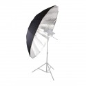 Paraguas reflector gigante plata/negro 180 cm SM-09 Bresser