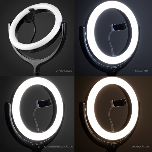 Anillo Luz LED 25CM USB 3...