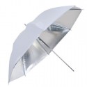 Paraguas reflector blanco/plata 109cm - 3 piezas SM-04 Bresser