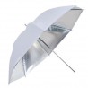 BRESSER SM-04 Paraguas reflector blanco/plata 109cm - 3 piezas